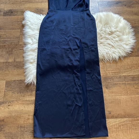 NBD Lila Gown In Blueberry - Picture 4 of 4